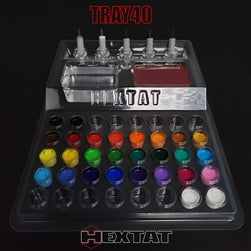 HexTrays40 Disposable Tattoo Trays (Box of 10)