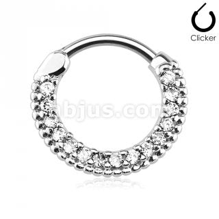 Round Top 316L Surgical Steel Nose Septum/Ear Cartilage Clickers
