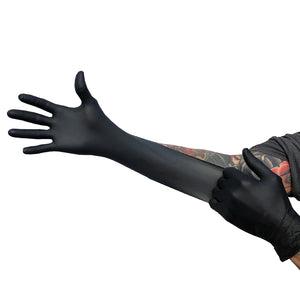 Blackwork Latex Gloves